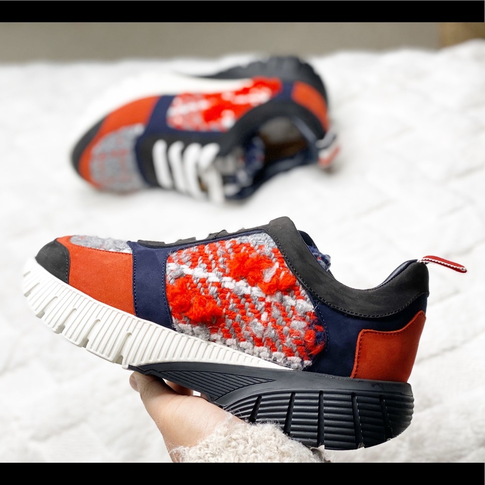 THOM BROWNE tartan tweed runner -New - Picture 1 of 8
